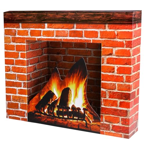 PURPLE STAR 1N Weihnachten Karton Kamin Prop- 3D Künstliche Rote Ziegel Karton Kamin Ziegel Kamin Stand-Up- Fake Kamin Hintergrund für Weihnachtsdekoration PURPLE STAR 1N Weihnachten Karton Kamin Prop- 3D Künstliche Rote Ziegel Karton Kamin Ziegel Kamin Stand-Up- Fake Kamin Hintergrund für Weihnachtsdekoration von PURPLE STAR 1N