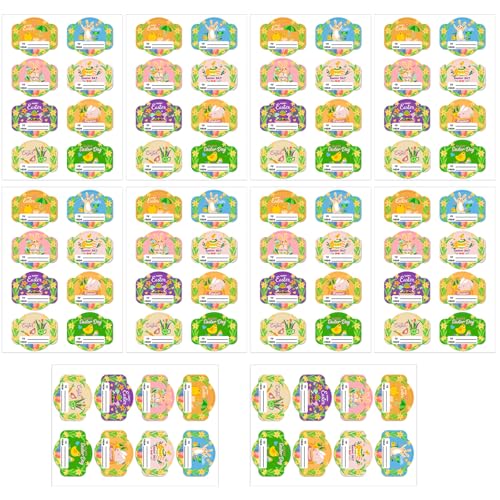 80 Stück Hasen-Eier, Aufkleber, Cartoon-Namensverpackungsetiketten für Siegel, Umschläge, Karten, Verpackung, Scrapbooking, Klassenzimmer, Dekoration, Aufkleber 80 Stück Hasen-Eier, Aufkleber, Cartoon-Namensverpackungsetiketten für Siegel, Umschläge, Karten, Verpackung, Scrapbooking, Klassenzimmer, Dekoration, Aufkleber von PURPLELILY