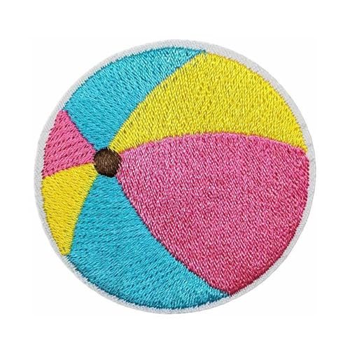 Bestickter Aufnäher zum Aufbügeln mit Strandmotiven, bestickt, zum Aufbügeln auf Kleidung, Jacken, dekorative Stoffflicken von PURPLELILY