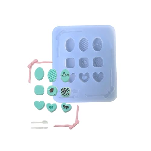 Einfach zu verwendende Silikon-Epoxidharz-Form, Süßigkeiten-Zubehör, geformte Schmuck-Charm-Herstellung Einfach zu verwendende Silikon-Epoxidharz-Form, Süßigkeiten-Zubehör, geformte Schmuck-Charm-Herstellung von PURPLELILY