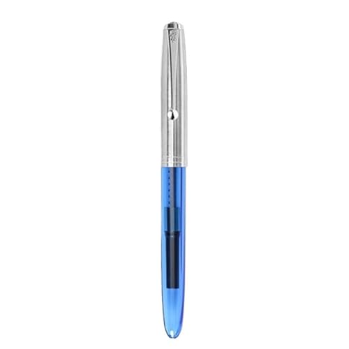 PURYN Füllfederhalter, 0,38 mm, F-Spitze, transparent, für Finanzen, Bürobedarf, Schreibwaren, PK 9019, 9016, 82, Stift zum Schreiben (07,0,38 mm (Spitze mit Kapuze) von PURYN