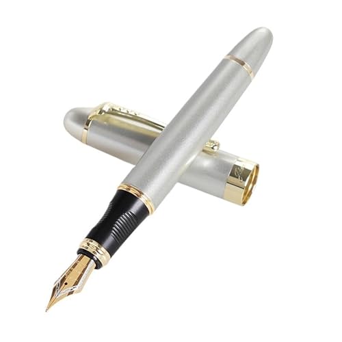 PURYN Füllfederhalter, feine Spitze, 0,7 mm, goldfarbener Clip, Metall-Tintenstifte für Studenten, Schule, Bürobedarf, Schreibwaren (19) von PURYN