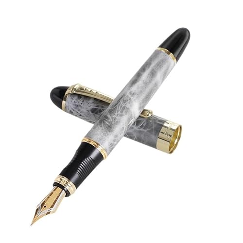 PURYN Füllfederhalter, feine Spitze, 0,7 mm, goldfarbener Clip, Metall-Tintenstifte für Studenten, Schule, Bürobedarf, Schreibwaren (23) von PURYN