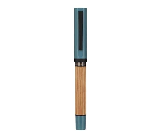 PURYN Füllfederhalter aus Holz, luxuriös, F EF, Schreibtinte, elegante Kalligraphie-Tintenstifte, Büro, Schulbedarf, Schreibwaren (Burgunderrot, EF) von PURYN