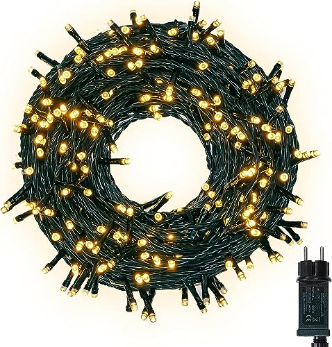 30M Lichterkette Außen & Innen, 300LED Lichterkette Strom Warmweiß mit 8 Leuchtmodi & Speicherfunktion, IP44 Wasserdicht Weihnachtsbeleuchtung für Outdoor Balkon, Garten, Party, Weihnachtsbaum 30M Lichterkette Außen & Innen, 300LED Lichterkette Strom Warmweiß mit 8 Leuchtmodi & Speicherfunktion, IP44 Wasserdicht Weihnachtsbeleuchtung für Outdoor Balkon, Garten, Party, Weihnachtsbaum von PUTARE