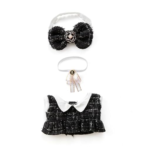 Labb Kleidung 3-teilig, 17cm Puppenkleidung Set, Zubehör Set für Stoffpuppe, Outfit für Plüschfigur (ohne Puppe) von PUTUODA