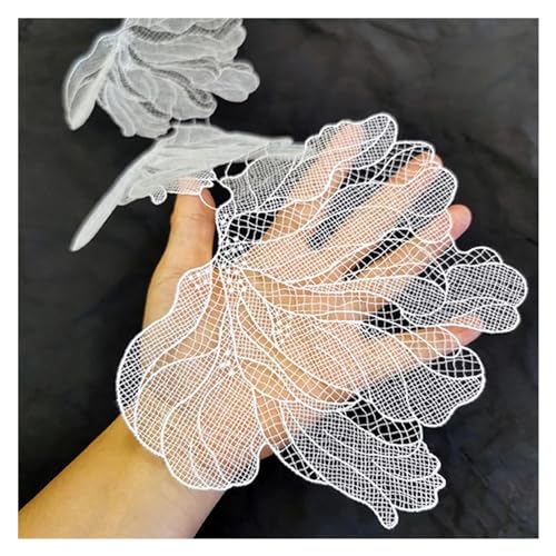 Spitzenapplikation, 5-teilige Blumen-Spitzenapplikation for Hochzeitskleider, Haarnadel-Broschen-Accessoires, Dentelle-Parches for Hochzeitskleider, Brautkleider, DIY-Bastelarbeiten (Stil 2)(Style11) von PUYUNA