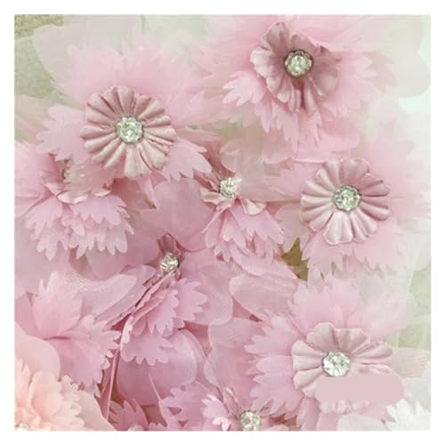 Spitzenapplikation, 5-teilige Blumen-Spitzenapplikation for Hochzeitskleider, Haarnadel-Broschen-Accessoires, Dentelle-Parches for Hochzeitskleider, Brautkleider, DIY-Bastelarbeiten (Stil 2)(Style6 Da von PUYUNA