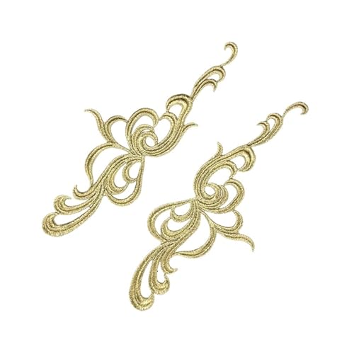 Spitzenapplikation, Spiegelpaar mit Spitzenapplikation, bestickte Aufnäher, goldene Guipure-Spitze, Nähspitze for Kleiderapplikationen, DIY-Brautkopfschmuck, Spitzenkragen for Brautkleid, Brautkleid, Spitzenapplikation, Spiegelpaar mit Spitzenapplikation, bestickte Aufnäher, goldene Guipure-Spitze, Nähspitze for Kleiderapplikationen, DIY-Brautkopfschmuck, Spitzenkragen for Brautkleid, Brautkleid, von PUYUNA