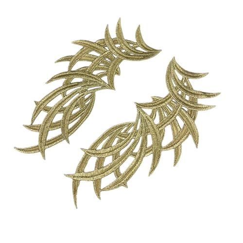 Spitzenapplikation, Spiegelpaar mit Spitzenapplikation, bestickte Aufnäher, goldene Guipure-Spitze, Nähspitze for Kleiderapplikationen, DIY-Brautkopfschmuck, Spitzenkragen for Brautkleid, Brautkleid, Spitzenapplikation, Spiegelpaar mit Spitzenapplikation, bestickte Aufnäher, goldene Guipure-Spitze, Nähspitze for Kleiderapplikationen, DIY-Brautkopfschmuck, Spitzenkragen for Brautkleid, Brautkleid, von PUYUNA