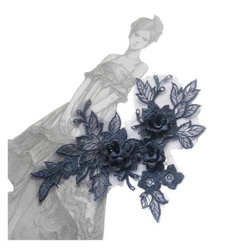 Spitzenapplikation, Spitzenapplikation, 1 Stück, 3D-Spitzenblumen-Stickerei-Applikation, Besatz, Aufnäher, DIY-Nähdekoration, Basteln, Hochzeitskleid-Accessoire, handgefertigt for Hochzeitskleid, Brau Spitzenapplikation, Spitzenapplikation, 1 Stück, 3D-Spitzenblumen-Stickerei-Applikation, Besatz, Aufnäher, DIY-Nähdekoration, Basteln, Hochzeitskleid-Accessoire, handgefertigt for Hochzeitskleid, Brau von PUYUNA