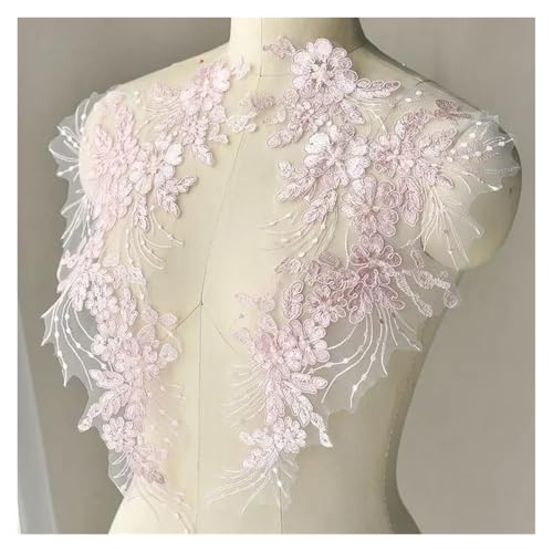 Spitzenapplikation, Spitzenapplikation, 1 Stück, 42 x 20 cm, cremeweiß, schwarz, zarter Glitzer, Hochzeitsschleier, Kopfschmuck, Spitzenapplikation, Spitzenbesatz, Kleid, DIY-Spitzenzubehör for Hoch Spitzenapplikation, Spitzenapplikation, 1 Stück, 42 x 20 cm, cremeweiß, schwarz, zarter Glitzer, Hochzeitsschleier, Kopfschmuck, Spitzenapplikation, Spitzenbesatz, Kleid, DIY-Spitzenzubehör for Hoch von PUYUNA