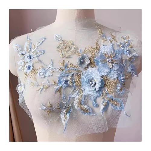 Spitzenapplikation, Spitzenapplikation, 1 Stück, große 3D-Spitzenapplikation, Besatzflicken, Perlen, lila Blume, for Abschlussball, Hochzeitskleid, Accessoire, Spitzenstoff, DIY, 33 x 26 cm, for Hochz Spitzenapplikation, Spitzenapplikation, 1 Stück, große 3D-Spitzenapplikation, Besatzflicken, Perlen, lila Blume, for Abschlussball, Hochzeitskleid, Accessoire, Spitzenstoff, DIY, 33 x 26 cm, for Hochz von PUYUNA