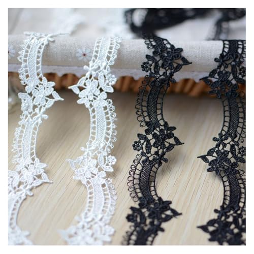 Spitzenapplikation, Spitzenapplikation, 2 Meter, Blumen-Spitzenbesatz, besticktes Band, Hochzeitskleid, Nähen, handgefertigte Dekoration, DIY-Kleidungszubehör, 3 cm, for Hochzeitskleid, Braut, DIY-Bas von PUYUNA