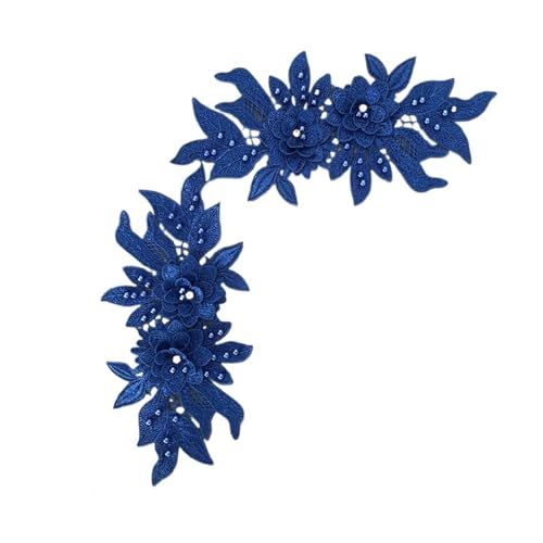 Spitzenapplikation, Spitzenapplikation, 2 Stück, 3D-Perlen-Blumenstickerei, Spitzenstoffapplikation for Nähen, for Hochzeit, Brautkleid, Schleier, Basteln, Kleidungszubehör, Dekoration for Brautkleid, Spitzenapplikation, Spitzenapplikation, 2 Stück, 3D-Perlen-Blumenstickerei, Spitzenstoffapplikation for Nähen, for Hochzeit, Brautkleid, Schleier, Basteln, Kleidungszubehör, Dekoration for Brautkleid, von PUYUNA