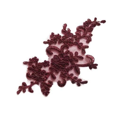 Spitzenapplikation, Spitzenapplikation, 6 Stück, 22,5 x 12 cm, 22 Farben, zarte Hochzeitsschleier-Kopfornamente, Spitzenapplikation, Spitzenbesatz, Kleid, DIY-Spitzenzubehör for Hochzeitskleid, Brautk Spitzenapplikation, Spitzenapplikation, 6 Stück, 22,5 x 12 cm, 22 Farben, zarte Hochzeitsschleier-Kopfornamente, Spitzenapplikation, Spitzenbesatz, Kleid, DIY-Spitzenzubehör for Hochzeitskleid, Brautk von PUYUNA
