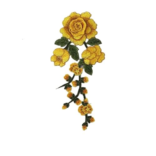 Spitzenapplikation, Spitzenapplikation mit Rosen-Aufnäher, bestickt, for Aufnähen, Blumen-Aufnäher, for Aufbügeln, Aufkleber, Kleidung, Abzeichen, DIY-Stoffapplikation, Nähzubehör for Brautkleider, Br Spitzenapplikation, Spitzenapplikation mit Rosen-Aufnäher, bestickt, for Aufnähen, Blumen-Aufnäher, for Aufbügeln, Aufkleber, Kleidung, Abzeichen, DIY-Stoffapplikation, Nähzubehör for Brautkleider, Br von PUYUNA