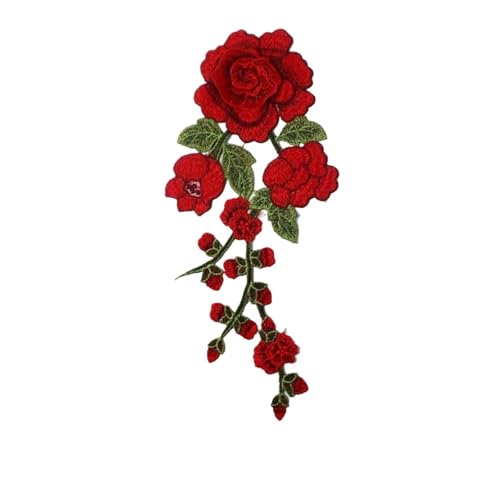 Spitzenapplikation, Spitzenapplikation mit Rosen-Aufnäher, bestickt, for Aufnähen, Blumen-Aufnäher, for Aufbügeln, Aufkleber, Kleidung, Abzeichen, DIY-Stoffapplikation, Nähzubehör for Brautkleider, Br Spitzenapplikation, Spitzenapplikation mit Rosen-Aufnäher, bestickt, for Aufnähen, Blumen-Aufnäher, for Aufbügeln, Aufkleber, Kleidung, Abzeichen, DIY-Stoffapplikation, Nähzubehör for Brautkleider, Br von PUYUNA
