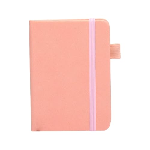 5er-Pack A7 Horizontal-Notizbuch 4,33 x 3,15 Zoll Notizblock for Tagebuch Büroarbeit Schulbedarf Schreibjournal 96 Seiten Pink von PUZYI