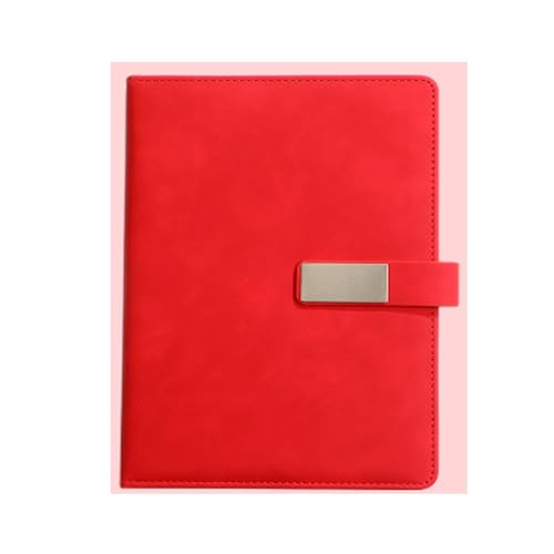 PUZYI 2 Packungen A5-Notizbuch, 8,38 × 5,38 Zoll, Notizbuch, Business-Notizblock, A5, dickes Lederjournal, 200 Seiten for Schreiben von Studienbedarf(Rosso) von PUZYI