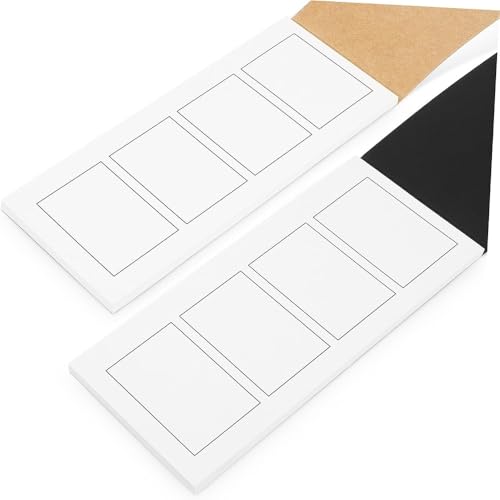 PUZYI 5 Notizblöcke for Geräte, 7,3 × 3,2 Zoll, Kratznotizblöcke for Schreiben, Notizbuchtaschen, Großmengen-Notizblöcke for die Arbeit, Schule, Malerei(Svart) von PUZYI