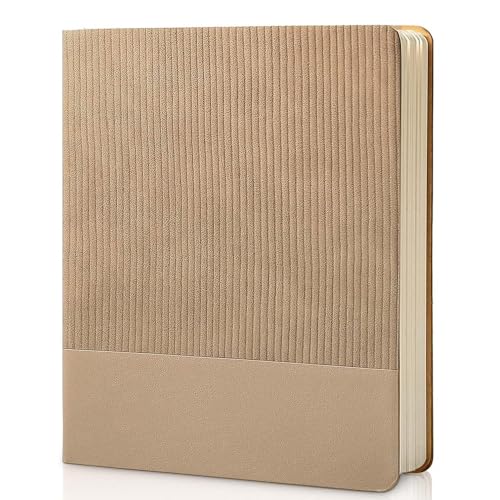 PUZYI A5-Notizbuch, 5,79 Zoll × 8,27 Zoll, Tagebuch, Leder-Notizblock, 216 Seiten for Männer und Frauen, Schreiben, Büro- und Studienbedarf von PUZYI