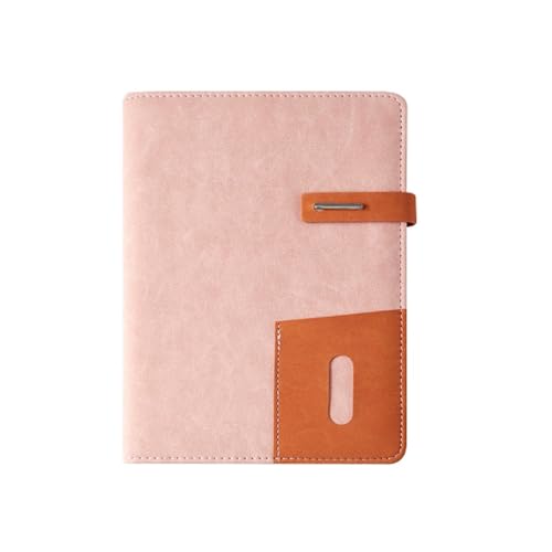 PUZYI A5-Notizbuch, Laptop, Business-Office, multifunktionales Notizbuch mit Schnalleneinsatz, Taschennotizbuch for Schreiben von Tagebüchern(Rose) von PUZYI