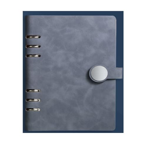 PUZYI Notizbuch A5 8,38 × 5,38 Zoll Loseblatt-Tagebuch B5 Vereinfachtes Notizbuch Geschäftsnotizblock Stift Besprechungsaufzeichnungen Bürogeschenke (24 * 31 cm)(Bleu) von PUZYI