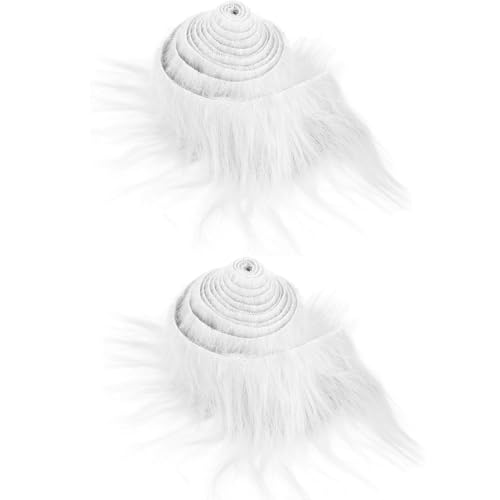 2 Rollen fur 3.5x60Zoll Pelz Fell Fluffy Stoff Craft Plüschstoff fur Gnome Beard Santa Hair Dwarf DIY Dekoration Kunstfell Basteln Weihnachts Kunstfellband Weiß 2 Rollen fur 3.5x60Zoll Pelz Fell Fluffy Stoff Craft Plüschstoff fur Gnome Beard Santa Hair Dwarf DIY Dekoration Kunstfell Basteln Weihnachts Kunstfellband Weiß von PVFZXS