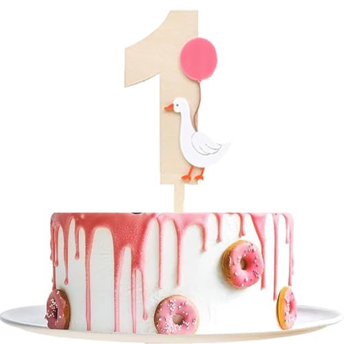 Tortenaufsatz für den ersten Geburtstag, ein Schild zum 1. Geburtstag, Kuchendekoration für Babyparty, als Geschenk für das Geschlecht eines Babys, Partyzubehör, Rosa Tortenaufsatz für den ersten Geburtstag, ein Schild zum 1. Geburtstag, Kuchendekoration für Babyparty, als Geschenk für das Geschlecht eines Babys, Partyzubehör, Rosa von PVIKOSROL