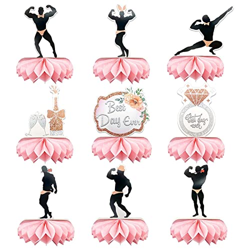 PW TOOLS Bachelorette Partyzubehör für Frauen | Männliche Stripper Kuchendeckel,Männliche Tänzer Stripperinnen, Brautdusche Tortenaufsatz, 9-teiliges Set, Nicht essbar PW TOOLS Bachelorette Partyzubehör für Frauen | Männliche Stripper Kuchendeckel,Männliche Tänzer Stripperinnen, Brautdusche Tortenaufsatz, 9-teiliges Set, Nicht essbar von PW TOOLS