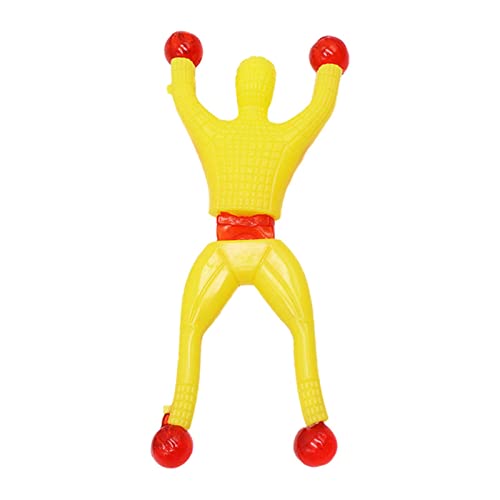 PW TOOLS Sticky Man Wall Crawler | Spielzeug für Kinder, klebriges Spielzeug, das an der Wand kriecht | Sticky Hands Partygeschenke, 2 Stück, die an der Türscheibe haften von PW TOOLS