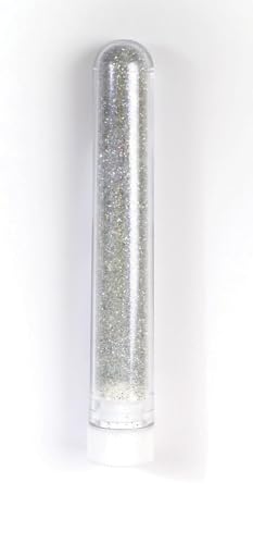 PW Feines Glitzer-Pulver, 3 g, in Tube, Farbe Mondschein, Grau von PW