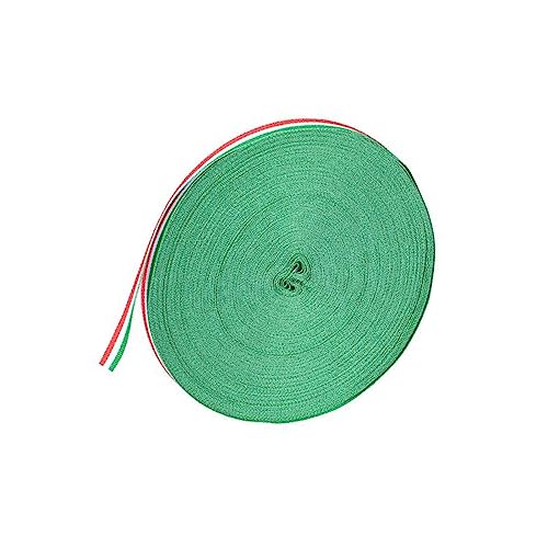 PWHUYJLEY Tricolor Rot Weiß Grün dekoratives Geschenkband，10M Medaillenband für Kunst Handwerk und nationale Feierlichkeiten patriotisches Banne (10M X 15MM) von PWHUYJLEY