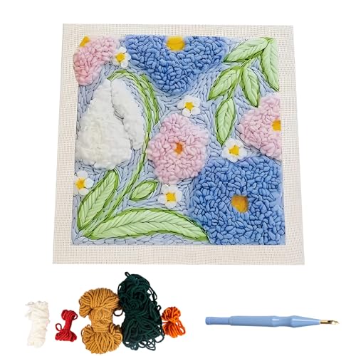 Stanznadel-Stickset für Anfänger - Verstellbare Stanznadel, Stoffrahmen und Werkzeuge für DIY Kreatives Basteln Stanznadel-Stickset für Anfänger - Verstellbare Stanznadel, Stoffrahmen und Werkzeuge für DIY Kreatives Basteln von PWMENLK