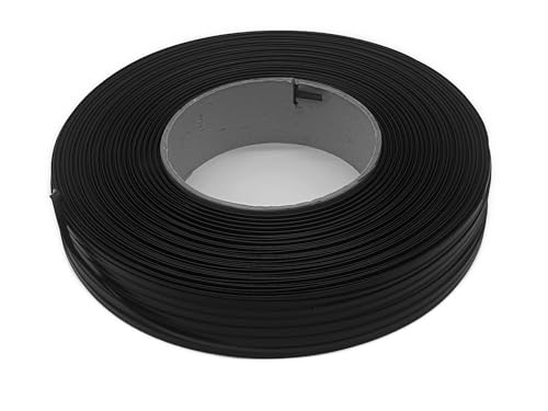 PWS Premium Clipband Rolle aus Kunststoff Draht 2/7 500m (Schwarz) von PWS