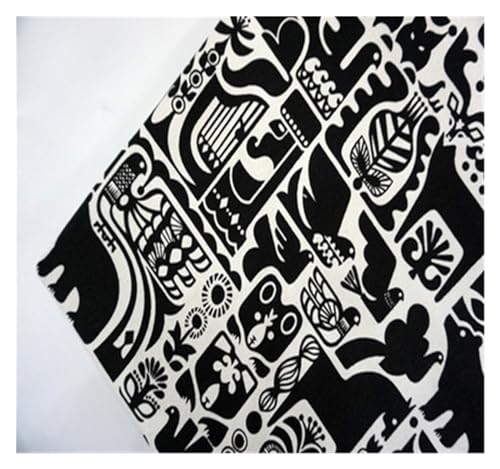 Bedruckter Baumwollstoff, Großer Blumendruck, handgefertigt, Patchwork, Baumwolle, Canvas, Stoff for Nähen, for Taschen, Kissen, DIY, Tischdecke, Vorhang, Sofa, 91 cm x 145 cm(18) von PXAMORTEL