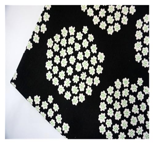 Bedruckter Baumwollstoff, Großer Blumendruck, handgefertigt, Patchwork, Baumwolle, Canvas, Stoff for Nähen, for Taschen, Kissen, DIY, Tischdecke, Vorhang, Sofa, 91 cm x 145 cm(20) von PXAMORTEL