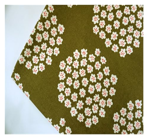 Bedruckter Baumwollstoff, Großer Blumendruck, handgefertigt, Patchwork, Baumwolle, Canvas, Stoff for Nähen, for Taschen, Kissen, DIY, Tischdecke, Vorhang, Sofa, 91 cm x 145 cm(32) von PXAMORTEL