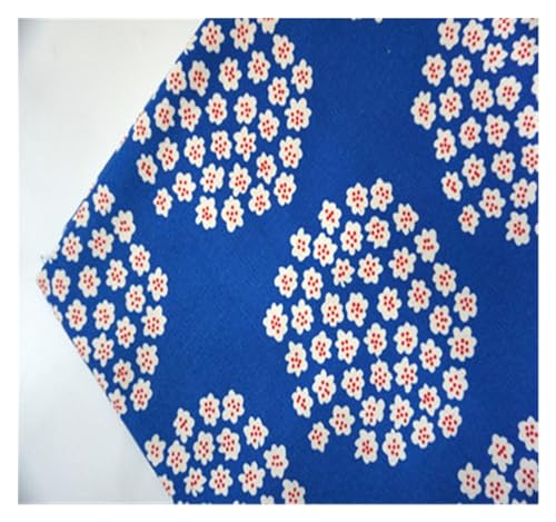Bedruckter Baumwollstoff, Großer Blumendruck, handgefertigt, Patchwork, Baumwolle, Canvas, Stoff for Nähen, for Taschen, Kissen, DIY, Tischdecke, Vorhang, Sofa, 91 cm x 145 cm(37) von PXAMORTEL