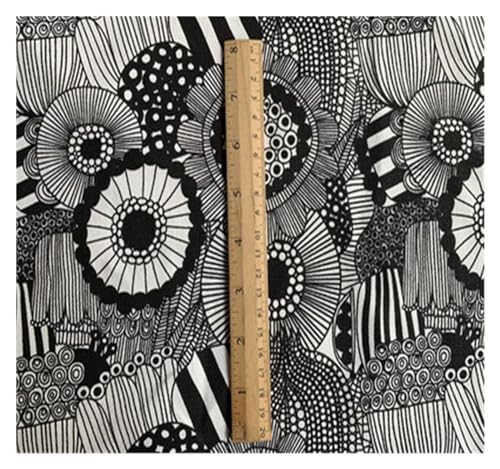 Bedruckter Baumwollstoff, Großer Blumendruck, handgefertigt, Patchwork, Baumwolle, Canvas, Stoff for Nähen, for Taschen, Kissen, DIY, Tischdecke, Vorhang, Sofa, 91 cm x 145 cm(54) von PXAMORTEL