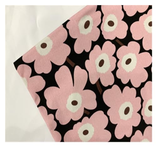 Bedruckter Baumwollstoff, Großer Blumendruck, handgefertigt, Patchwork, Baumwolle, Canvas, Stoff for Nähen, for Taschen, Kissen, DIY, Tischdecke, Vorhang, Sofa, 91 cm x 145 cm(8) von PXAMORTEL
