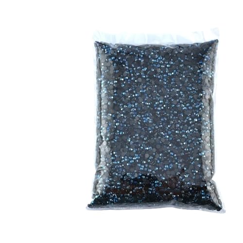 Flat Back Strasssteine Diamante, 2–6 mm Jelly AB-Harz, nicht Hot Fix-Strasssteine, flache Rückseite, Kunststoffkristalle, Strass-Glitzer, große Paketsteine, Diamantkunst(Blue 0ab,3mm10000pcs) von PXAMORTEL