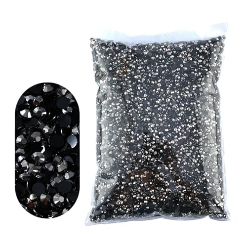 Flat Back Strasssteine Diamante, 2–6 mm Jelly AB-Harz, nicht Hot Fix-Strasssteine, flache Rückseite, Kunststoffkristalle, Strass-Glitzer, große Paketsteine, Diamantkunst(Grey,4mm 5000pcs) von PXAMORTEL