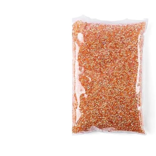 Flat Back Strasssteine Diamante, 2–6 mm Jelly AB-Harz, nicht Hot Fix-Strasssteine, flache Rückseite, Kunststoffkristalle, Strass-Glitzer, große Paketsteine, Diamantkunst(Tm Silk Ab,SS20(5mm)3000pcs) von PXAMORTEL