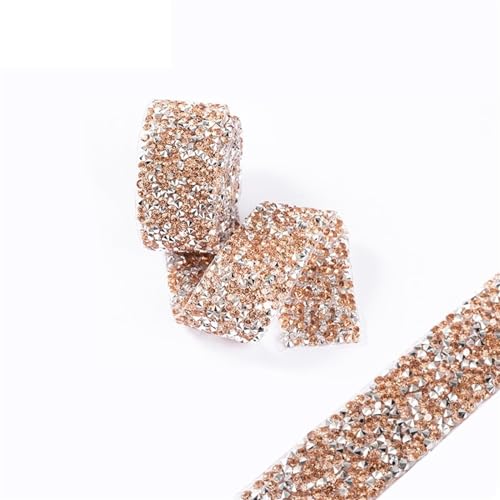 Flat Back Strasssteine Diamante, Diamantbänder, Harz-Strassband, 2 Größen, funkelnde Diamantbänder, Gürtelwickel(SZJT 09,1.5cm x 80cm) von PXAMORTEL