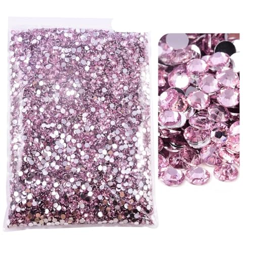 Flat Back Strasssteine Diamante, Hotfix-Strasssteine mit flacher Rückseite, silberfarbenes Harz, nicht Hotfix-Strasssteine in großer Packung, Glitzerkristalle und Strass-Strasssteine(16 Lt Pink,6m Flat Back Strasssteine Diamante, Hotfix-Strasssteine mit flacher Rückseite, silberfarbenes Harz, nicht Hotfix-Strasssteine in großer Packung, Glitzerkristalle und Strass-Strasssteine(16 Lt Pink,6m von PXAMORTEL