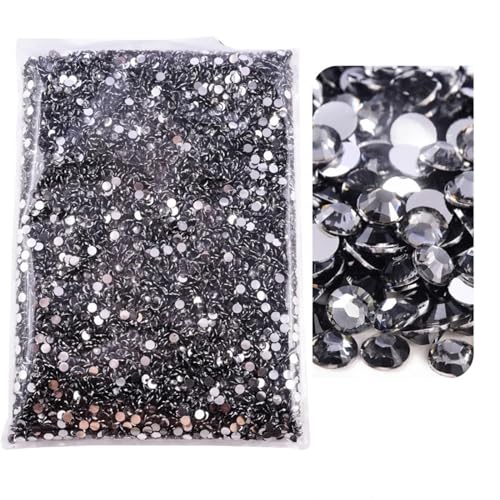 Flat Back Strasssteine Diamante, Hotfix-Strasssteine mit flacher Rückseite, silberfarbenes Harz, nicht Hotfix-Strasssteine in großer Packung, Glitzerkristalle und Strass-Strasssteine(3 Black Diamo Flat Back Strasssteine Diamante, Hotfix-Strasssteine mit flacher Rückseite, silberfarbenes Harz, nicht Hotfix-Strasssteine in großer Packung, Glitzerkristalle und Strass-Strasssteine(3 Black Diamo von PXAMORTEL