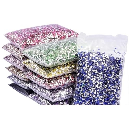Flat Back Strasssteine Diamante, Hotfix-Strasssteine mit flacher Rückseite, silberfarbenes Harz, nicht Hotfix-Strasssteine in großer Packung, Glitzerkristalle und Strass-Strasssteine(5 Capri Blue, Flat Back Strasssteine Diamante, Hotfix-Strasssteine mit flacher Rückseite, silberfarbenes Harz, nicht Hotfix-Strasssteine in großer Packung, Glitzerkristalle und Strass-Strasssteine(5 Capri Blue, von PXAMORTEL