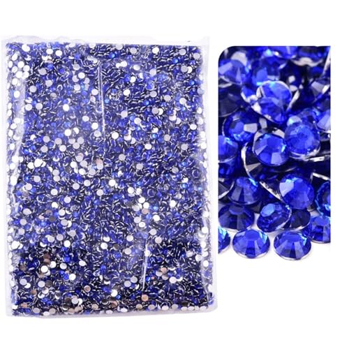 Flat Back Strasssteine Diamante, Hotfix-Strasssteine mit flacher Rückseite, silberfarbenes Harz, nicht Hotfix-Strasssteine in großer Packung, Glitzerkristalle und Strass-Strasssteine(6 Sapphire,5m Flat Back Strasssteine Diamante, Hotfix-Strasssteine mit flacher Rückseite, silberfarbenes Harz, nicht Hotfix-Strasssteine in großer Packung, Glitzerkristalle und Strass-Strasssteine(6 Sapphire,5m von PXAMORTEL
